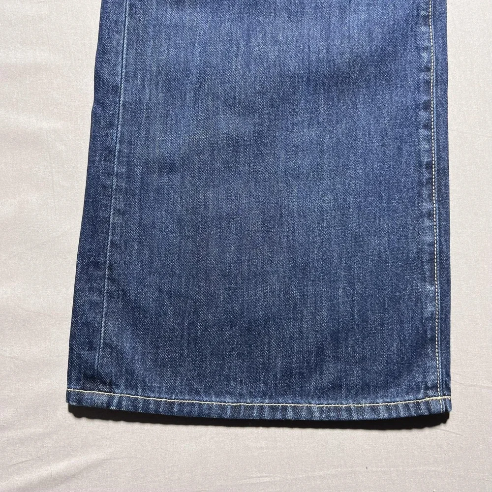 L'Agence Alicent Wide Leg Merrit Jeans Womens‎ 24 Blue High Rise Denim (28x32.5)